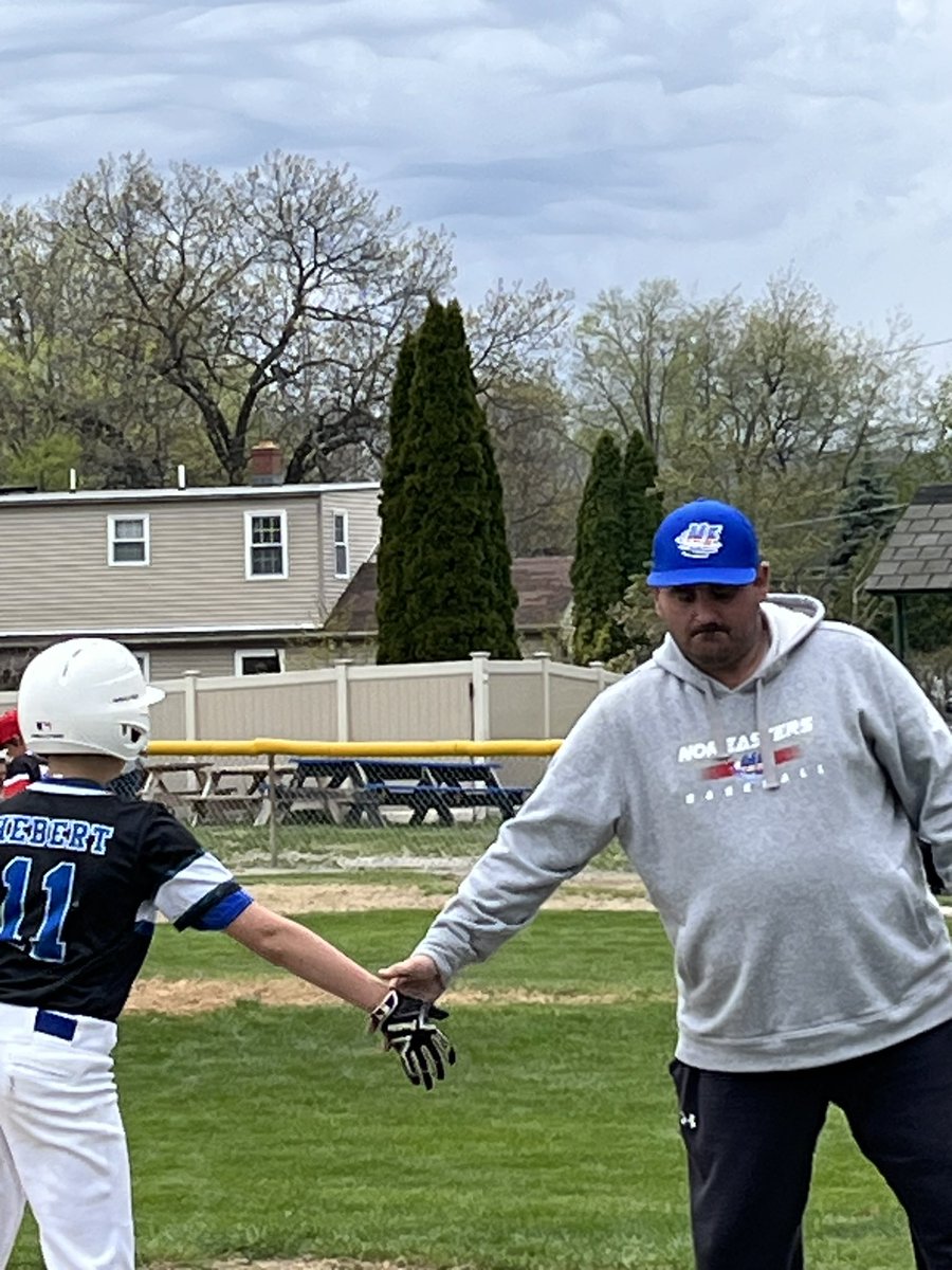 ChefHebert's tweet image. Two big wins for @NoreastersBall 10u blue today. Lukas with the winning #RBI