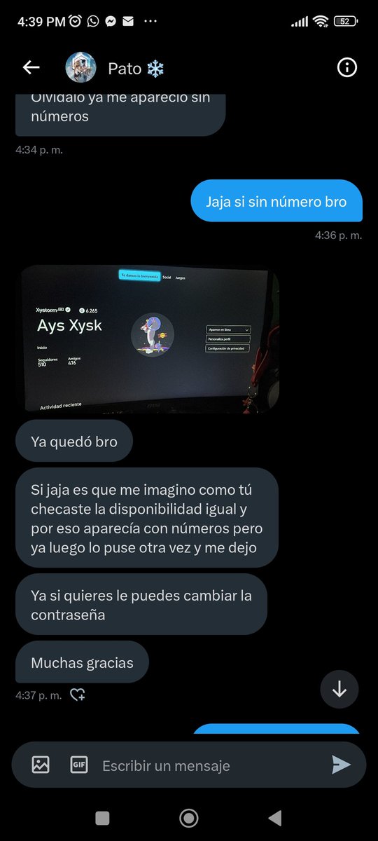 xystorm_v's tweet photo. @iPato_7  Gracias bro recomendado para el GT 🫣 https://t.co/TqjTwzhCCY