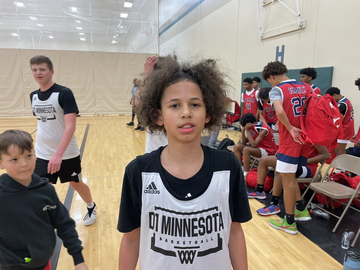 Crazy Ending to the D1 Minnesota 2027 vs CyFair Elite matchup right before. PG Owen Counce stole the ball and hit a deep three at the horn to win the game! Had 14 to lead the team. Everyone’s playing up a level. #PrepHoopsLive