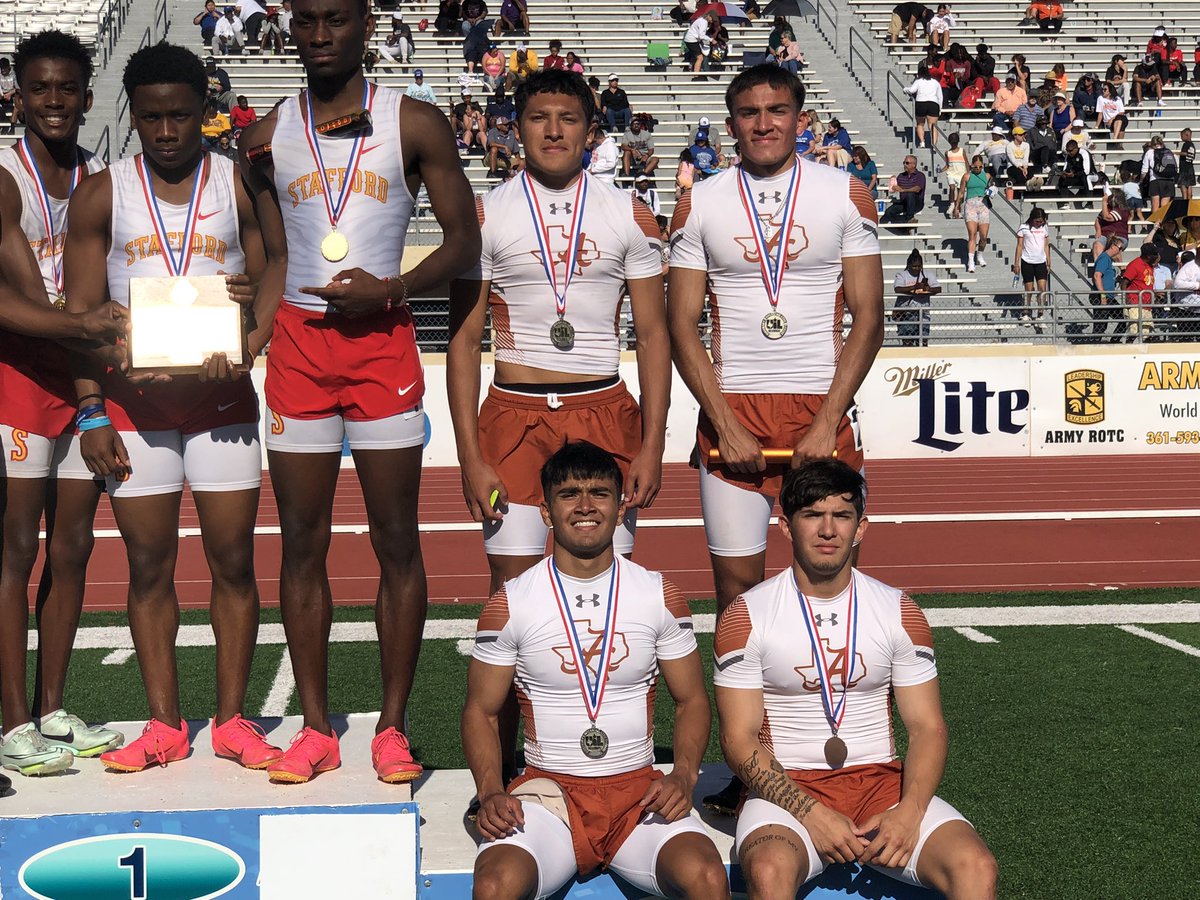 The Alice boys with an impressive come-from-behind finish in the Class 4A 800 relay to place second and punch their ticket to the <a href="/uiltexas/">Texas UIL</a> state meet in Austin. <a href="/CallerSports/">Caller Sports</a> <a href="/AliceAthletics1/">@AliceAthletics</a> <a href="/AtwoodKory/">Kory Atwood</a> <a href="/coach_gaza/">Coach Hector Gaza(@bloodygangster)</a>
