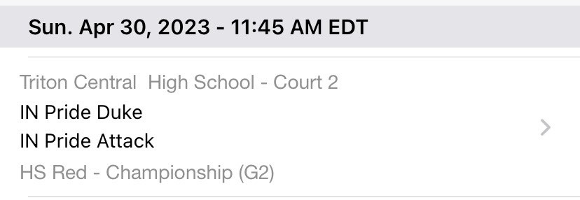 InPride17UDuke's tweet photo. Catch us tomorrow as we take on our very own sister @InPrideAttack at 11:45am at Triton Central for Championship Bracket at @coachbeckett  #MayDayClassic https://t.co/HKgpw6cnZt