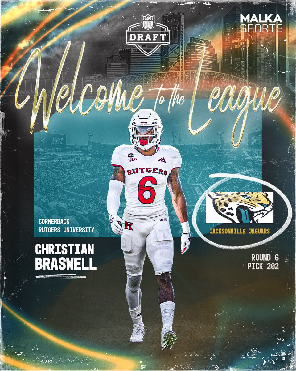 Congrats <a href="/cb6____/">CHRISTIAN BRASWELL</a>! Welcome to the League!! #NFLDraft #MalkaSports