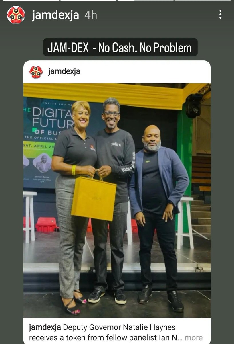 Nesbethgirl's tweet photo. A good day's work
#JamDex  #JamaicaCBDC
@CentralBankJA https://t.co/qmJIatabI6