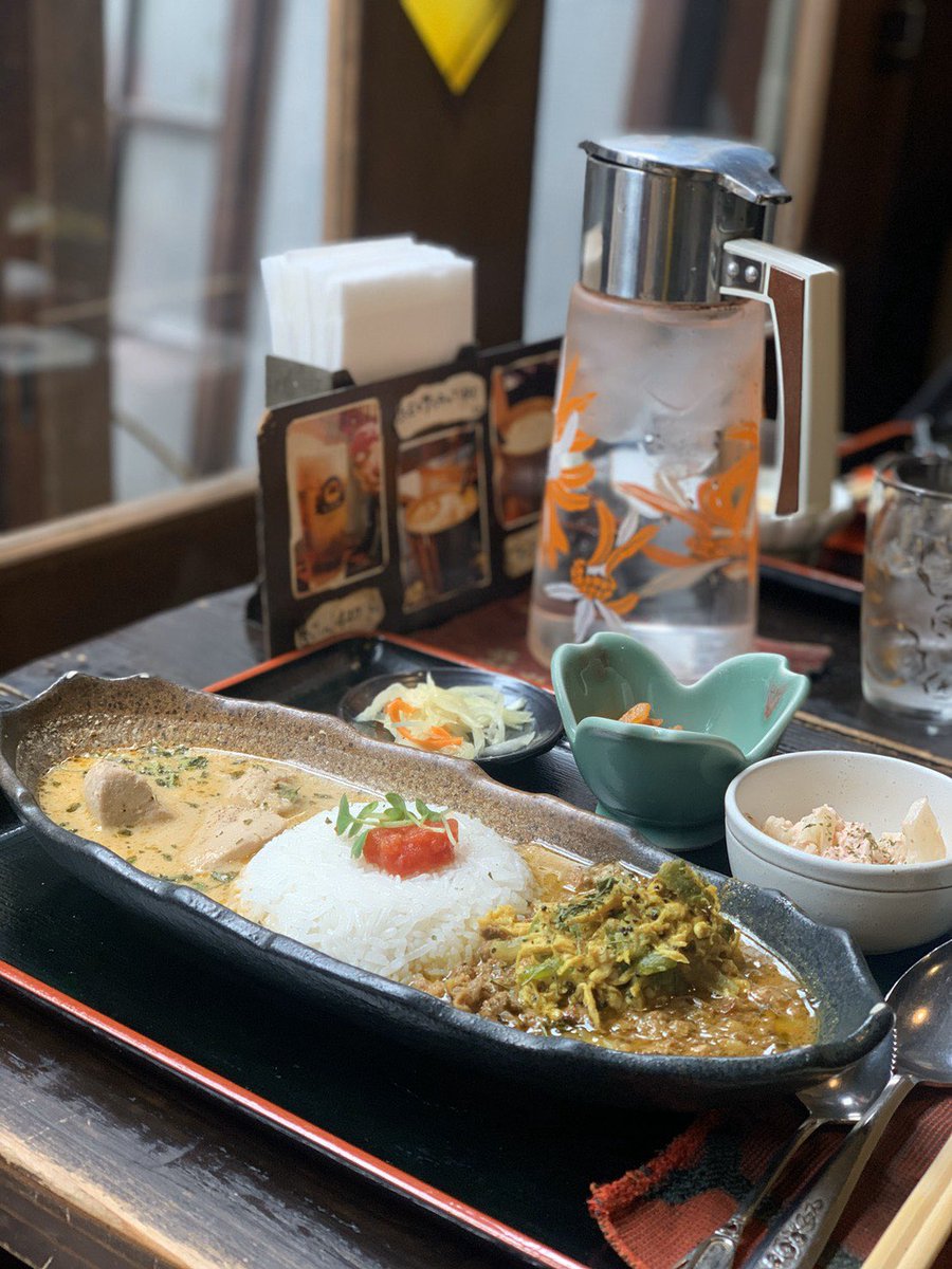 kyu_yamutei's tweet photo. 【旧ﾔﾑ邸 空堀】🍛

ランチは晴れそうですね☀️

GW２日目🌈
さぁ皆様、空堀じゃありません？？
うんまいカレー🍛食べて、お買い物してカフェ☕️🍰の休日最高ですね🤭

皆様のお越しお待ちしてます♪

11:20〜L.O.14:00
18:00〜L.O.20:00 https://t.co/w1gvktrRVw