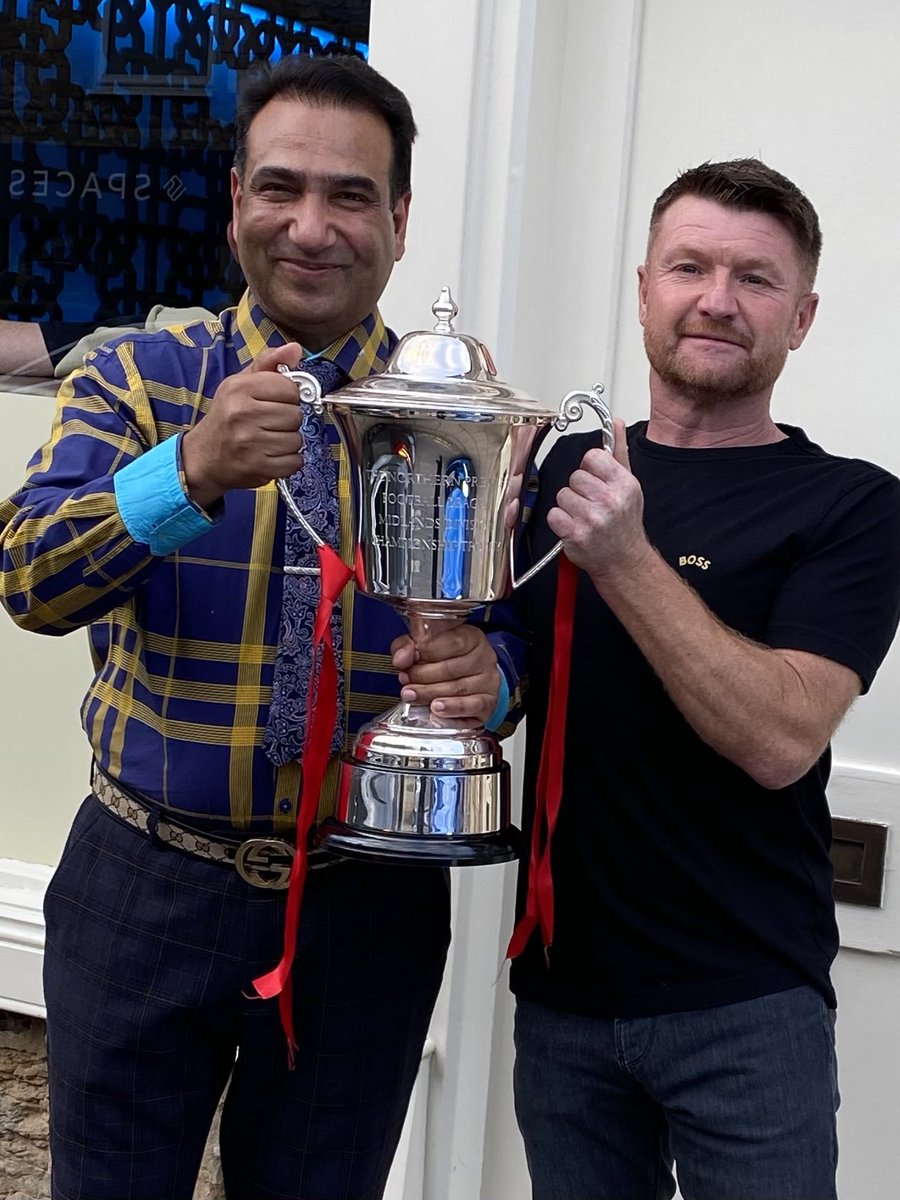 A Huge Thank You to Graham ( Stamford Daniels Manager) to bring the trophy to The Bombay Cottage.