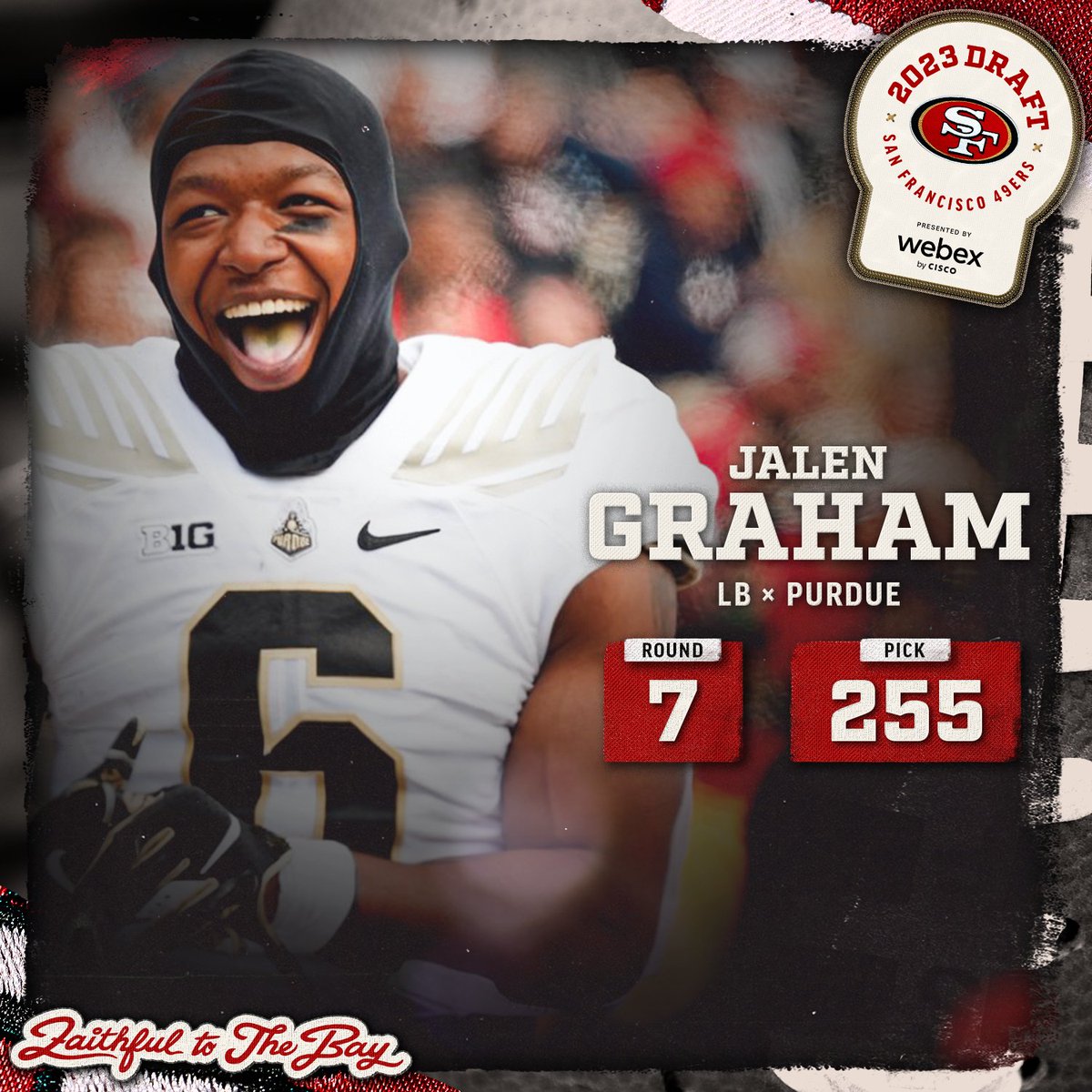 Jalen Graham is headed to The Bay! 

<a href="/JalenGraham17/">JGram™</a> x #49ersDraft
