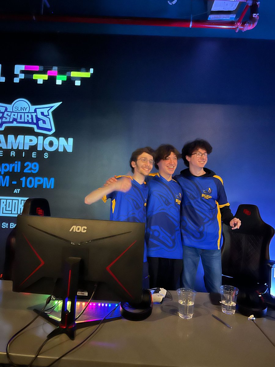 What a day for #RocketLeague at the #SUNYEsports Championships at <a href="/BrookLAN_NY/">BrookLAN</a> with the <a href="/NetsGamingCrew/">Brooklyn NetsGC</a> and @LeagueSpot 

<a href="/SUNYPolyInst/">SUNY Polytechnic Institute</a> took the victory 4-3 over @UBuffaloEsports in an intense 7 game series.

Congrats to the winners!