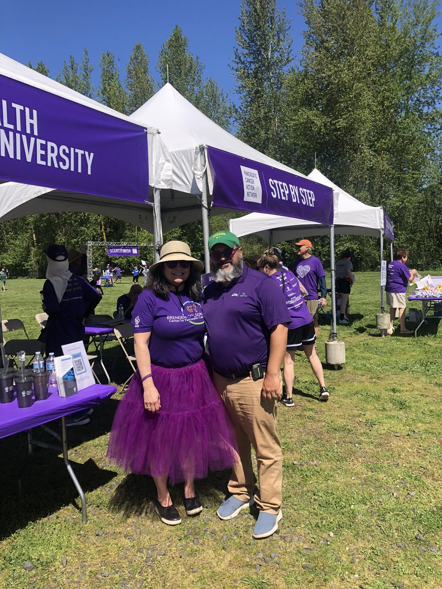 TeresaZimmers's tweet photo. A beautiful morning to stride in solidarity with those affected by and working to eradicate #PancreaticCancer. My son came in third, running in his fish-flops! @PanCAN #PanCANPurpleStride @FlavioRochaMD @OHSUpancreatic https://t.co/Q9kiKTmgTa