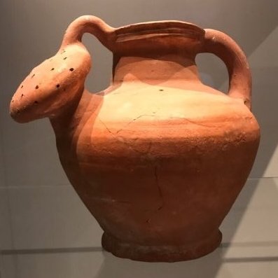 Medieval watering pot. I love it.