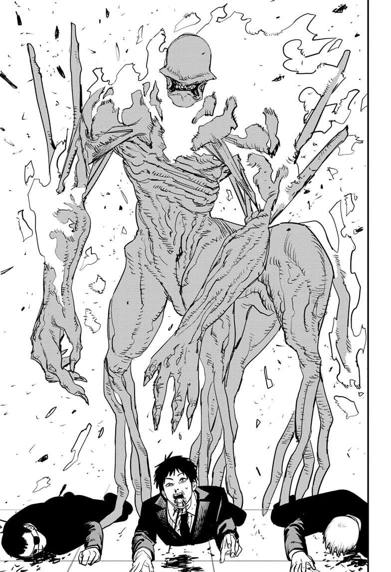 johnnyboy42997's tweet photo. Colored a panel from Chainsaw man. Has to redraw the lines but it was worth it to make the lines stand out #chainsawman #helldevil #manga #coloring #procreate https://t.co/ksCZS0d4vJ