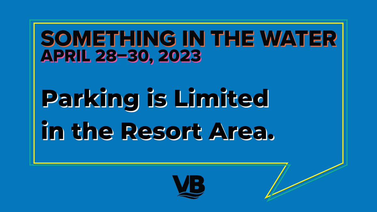 ⚠️PARKING UPDATE: There is limited parking in the Resort Area in addition to heavy traffic. Use the Waze app for up-to-date road conditions and help navigating the city and the VBGo app to find parking in real time and text to pay for a parking space.