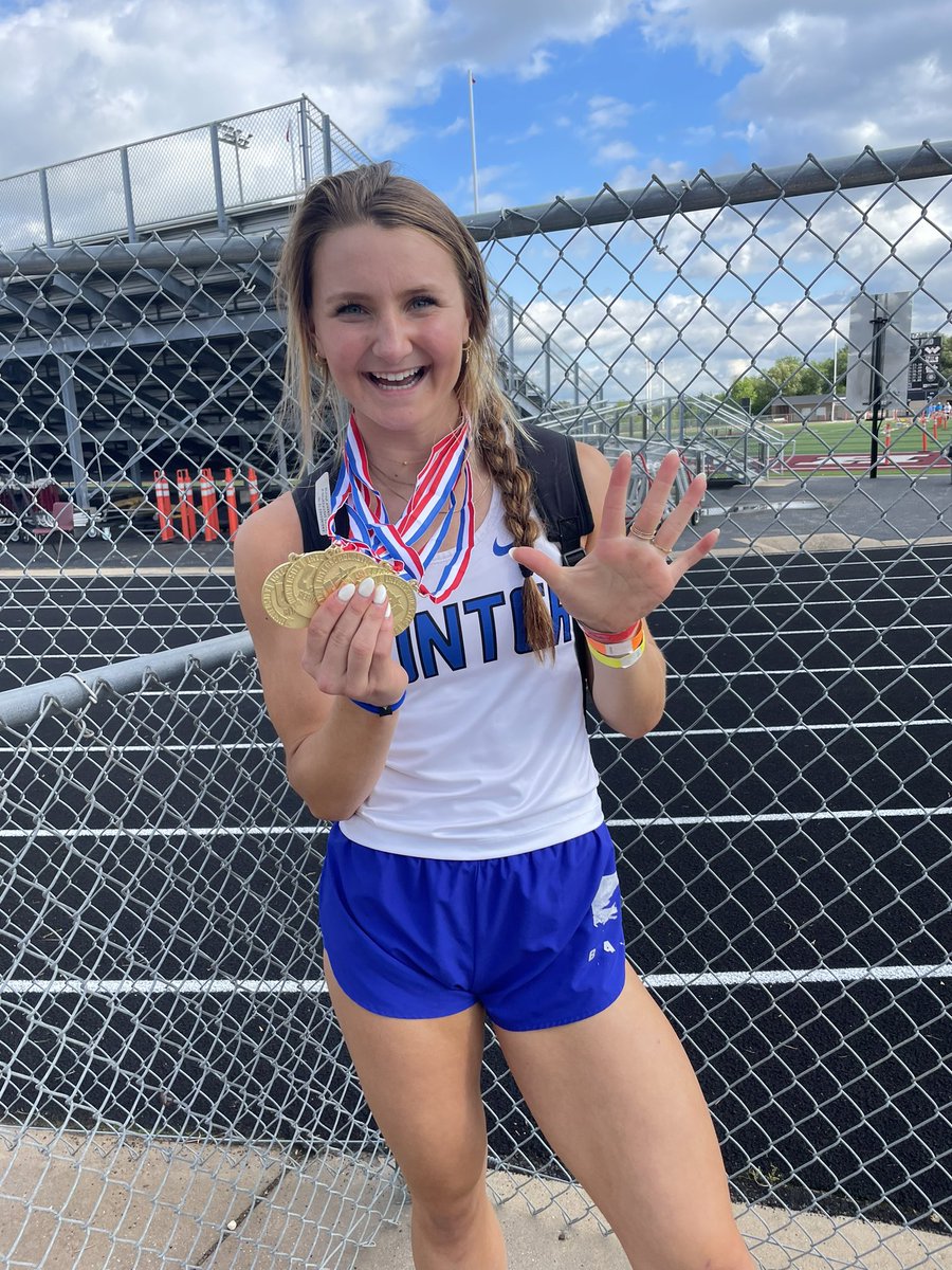 Gunter Track & Field (@guntertrack) on Twitter photo Let’s take a moment to recognize <a href="/abby_elmore2/">Abby Elmore</a>
5 events, 5 GOLD Medals, qualified for State in FIVE events!
Not many work harder and are as dedicated to her craft as Abby. And she wins with grace and humility!
We are so PROUD of you, Abby! Let’s take a moment to recognize <a href="/abby_elmore2/">Abby Elmore</a>
5 events, 5 GOLD Medals, qualified for State in FIVE events!
Not many work harder and are as dedicated to her craft as Abby. And she wins with grace and humility!
We are so PROUD of you, Abby!