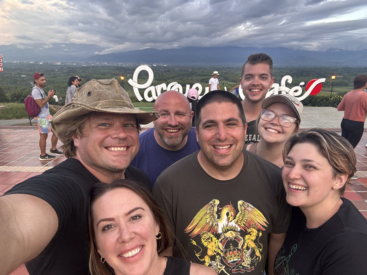 ATLSloan's tweet photo. New…Bucket…List….Park!! #ParqueDelCafe blew us all away. The natural beauty is arguably unmatched from any other park in the world. Grab your friends and get down to #Colombia ASAP, you won’t be disappointed 😎 https://t.co/41LvBOYmqE