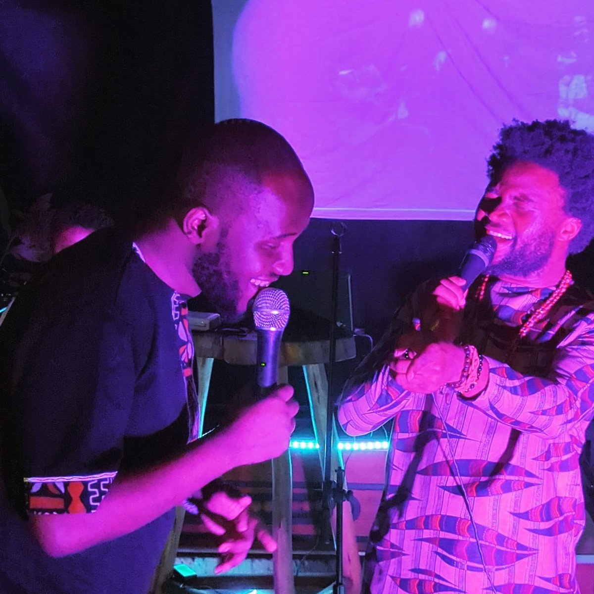 musicbeyond_org's tweet photo. Thank you all who came out tonight, and congratulations to @VinduYeremia @Yusubukasereka @salomonzagabe @Answer_Jonathan @shambahati for an incredible #JazzDay show in Kampala!🎺🇨🇩🤝🇺🇬🎶
#musicforsocialchange #buildempowerlead #musicislife @IntlJazzDay https://t.co/c9qzJCnKxU