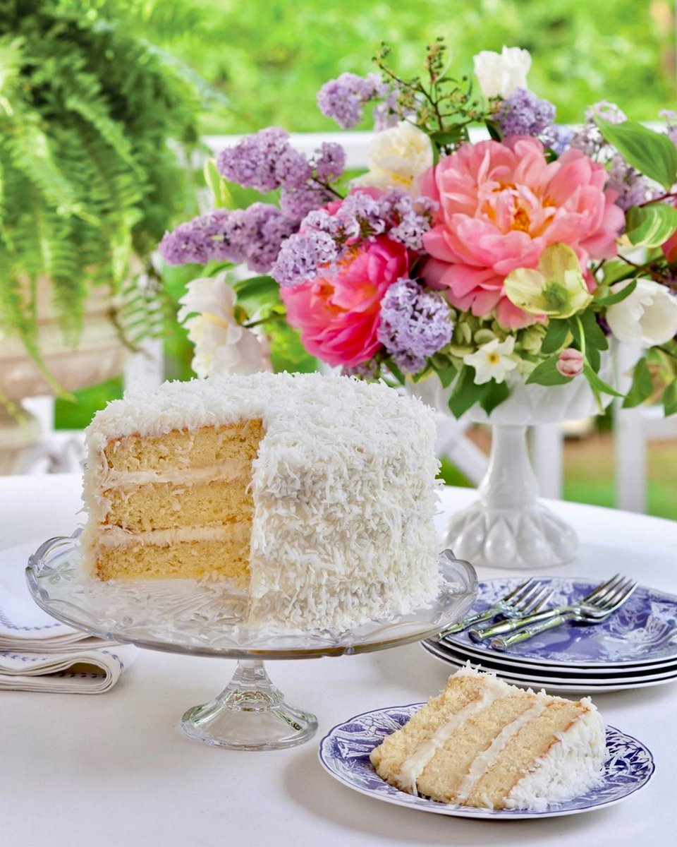 As classic as it is refreshing, coconut cake is a staple on Southern tables. See our recipe for this timeless treat at southernladymagazine.com/coconut-cake-r….

#southernladymag #recipebox #coconutcake #coconutcakerecipe #cakerecipes #dessertrecipes #springrecipes #coconutrecipes