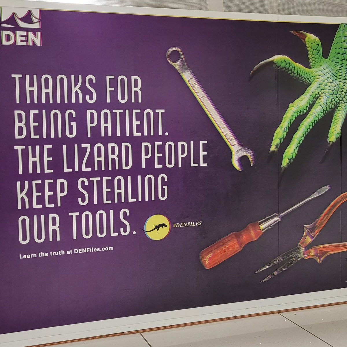 JohndMeyer's tweet photo. It's always fun coming home to Denver.  I still love this ad campaign @DENAirport #denfiles https://t.co/NJkztfA2QI
