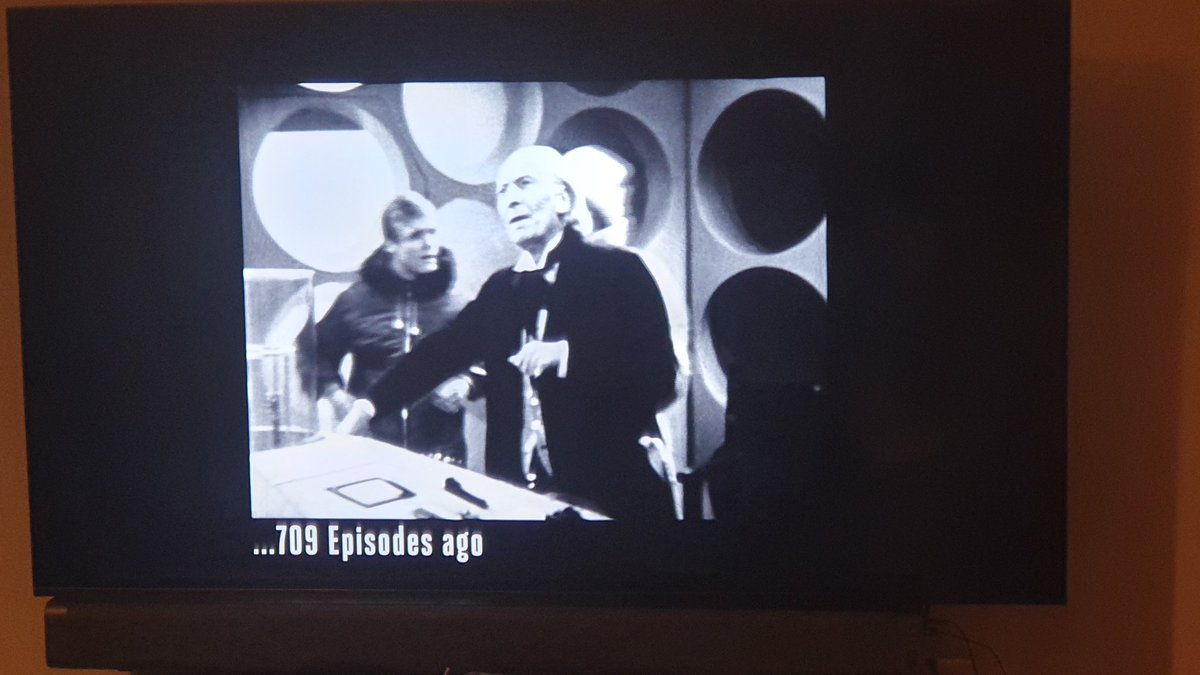 DanielM4713's tweet photo. Day what you will about Doctor Who, but no other show could pull off "709 episodes ago" https://t.co/bzv8J0bDZY