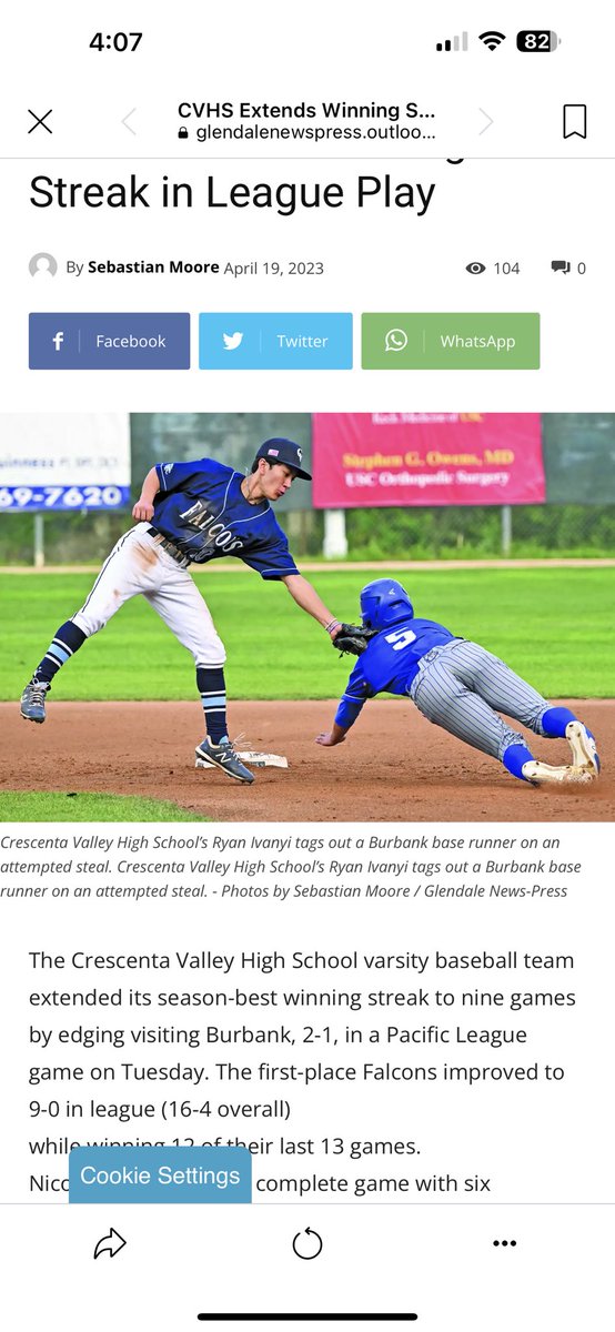 IvanyiThomas's tweet photo. CV Falcon 2B Ryan Ivanyi. @ryanivanyi27 https://t.co/6IifdH9LUe