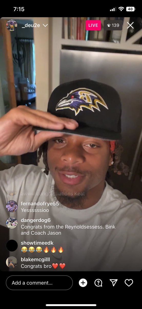 Barstool ECU on Twitter "KEATON MITCHELL IS A BALTIMORE RAVEN"