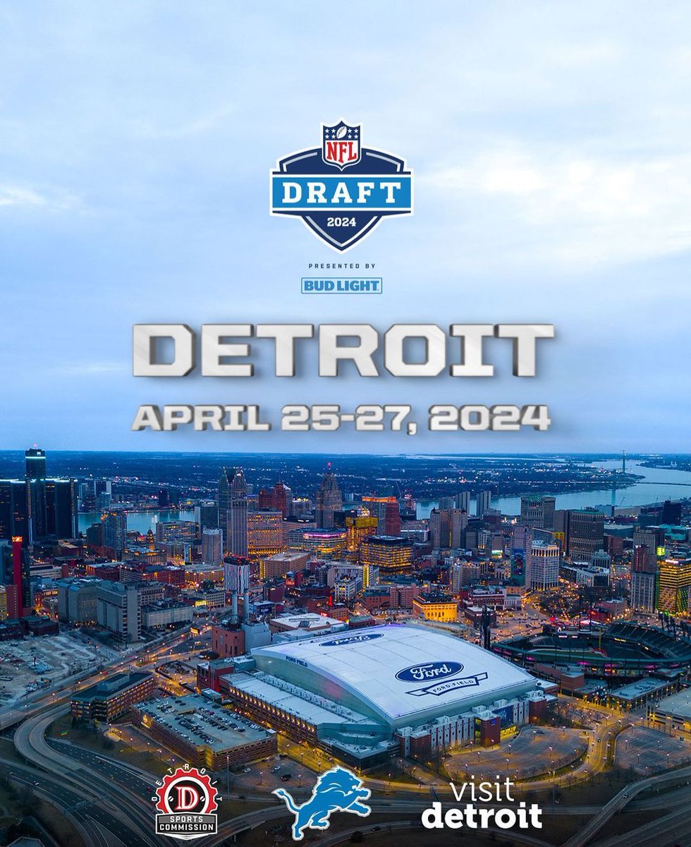 NFL's tweet photo. Kansas City, you've been incredible.

Next up: Detroit for the 2024 #NFLDraft https://t.co/HfVjLSVWFf