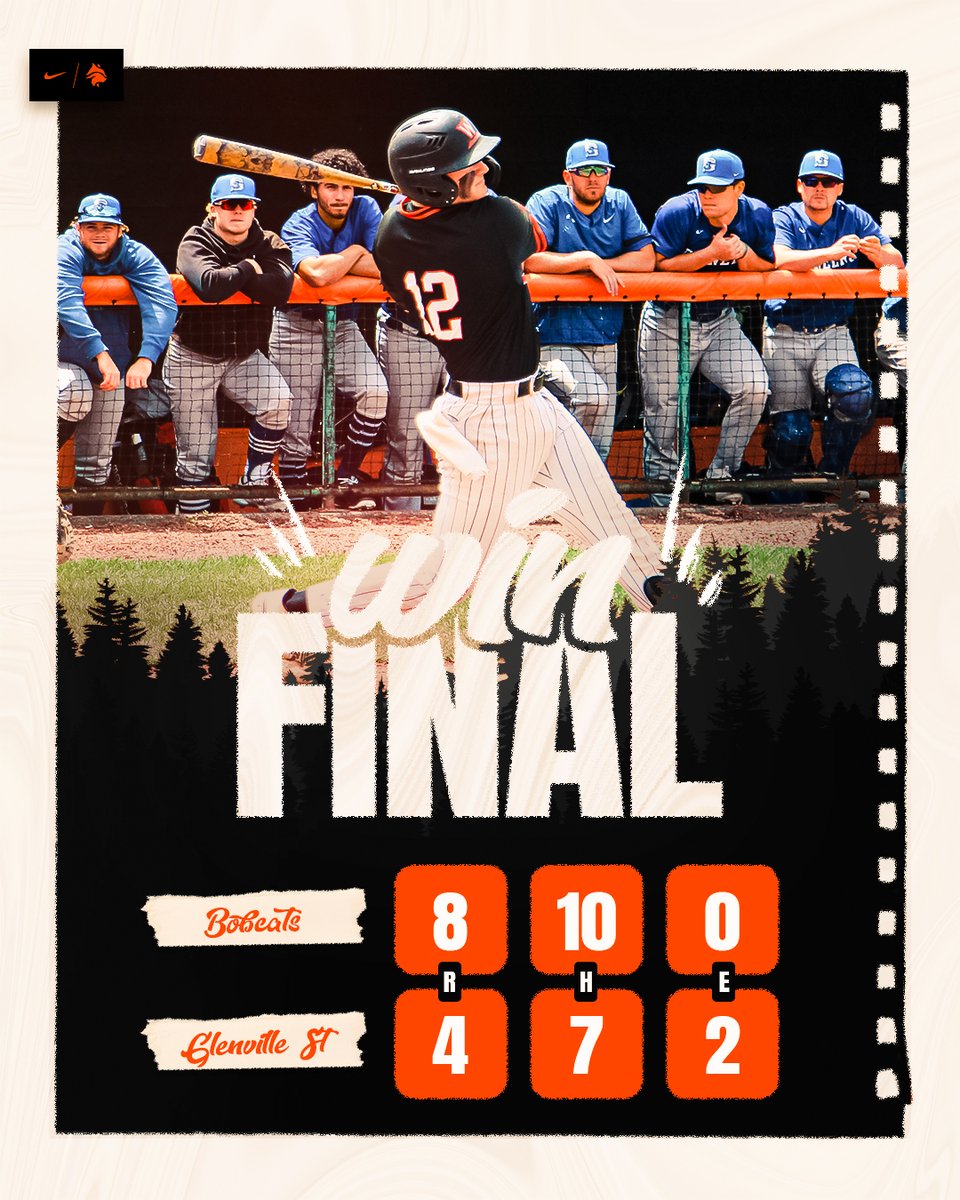 𝐂𝐨𝐦𝐞𝐛𝐚𝐜𝐤 𝐜𝐨𝐦𝐩𝐥𝐞𝐭𝐞!🔥🔥

Bobcats score 7⃣ in the 6th to comeback and beat Glenville State!