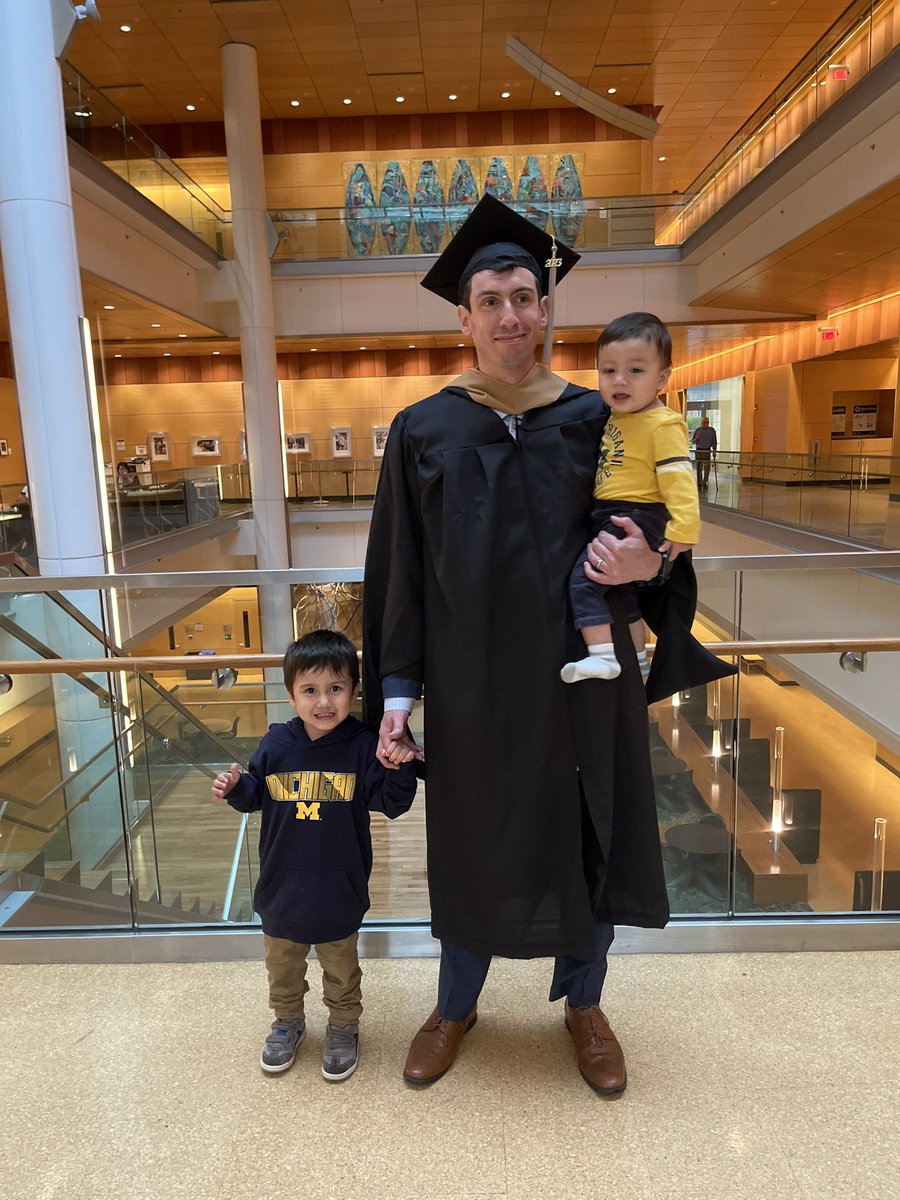 popilart's tweet photo. Congrats to my husband on graduating with an MBA from Michigan! In my heart, He's a IRL superhero in clean tech and renewable energy, but more importantly, my best friend and father to our kids. Here's to crossing another life milestone together! ππ₯³ #rossgrad #Michigan #GoBlue https://t.co/OsEMEhEJ5S