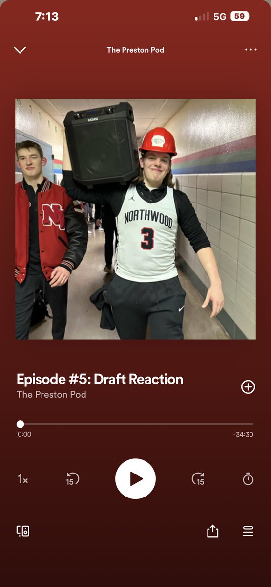 We are back! In Episode #5 of The Preston Pod, Preston and his pals, Jacob Lehman &amp; Noah Blosser give their overview and opinions of the 2023 NFL Draft. Give it a listen and tell us your hottest take of the draft below! 👇👇

open.spotify.com/episode/2qvJWU…