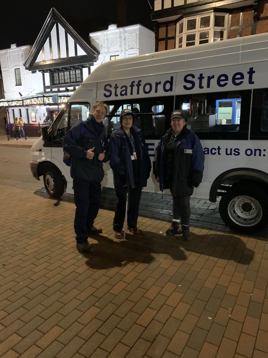 <a href="/StreetPastors/">Street Pastors</a> <a href="/ssp_coordinator/">SSP Coordinator</a> #Stafford team out in the warm Satutday/Sunday night with our amazing van #Listering #Helping #Careing. Thanks Ollie for taking the picture 📷