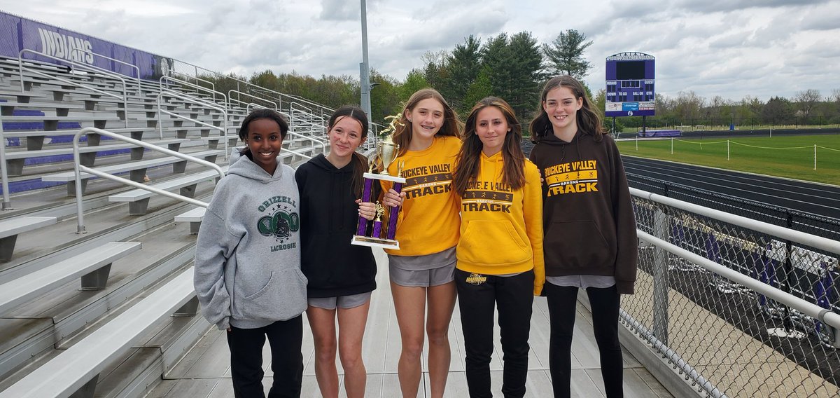 BVMS girls 3rd/16 in today's Mt Gilead Inv💥💥💥