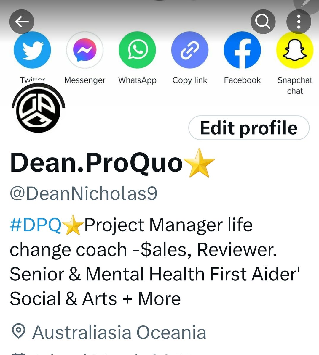 DeanNicholas9's tweet image. Here it is my front page where you join in &amp;amp; follow we are many in #VictoryInProQuo who share what is seen in our feeds,  I'm so grateful for all who we are,  thank you to each of you,  to never give up as you might know I'm project officer with @myCharpsy