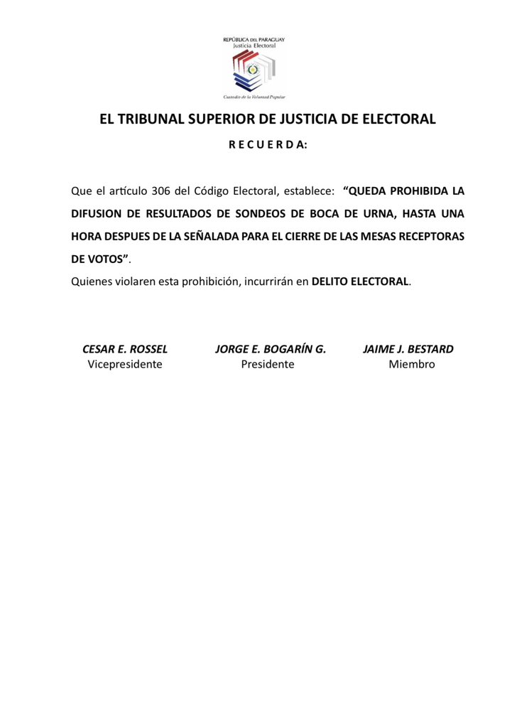 TSJE_Py's tweet photo. #RECORDATORIO ⚠️ https://t.co/uv7psv7UgJ