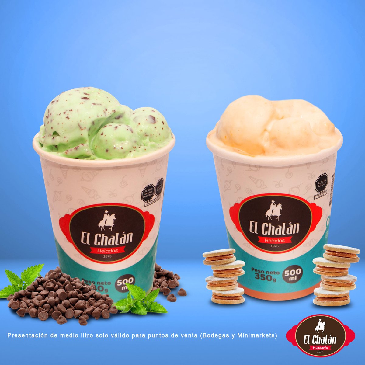 ChalanHeladeria's tweet photo. ¿Tu compañía perfecta?... ¡Nuestros helados de medio litro! 😉🍦 Encuentra nuestros helados de mentachips y alfajor en tu bodega o minimarket más cercano 😋🍨

Ubícalos aquí 👉 https://t.co/xQEiWH8XCu https://t.co/XXsFPkznhe