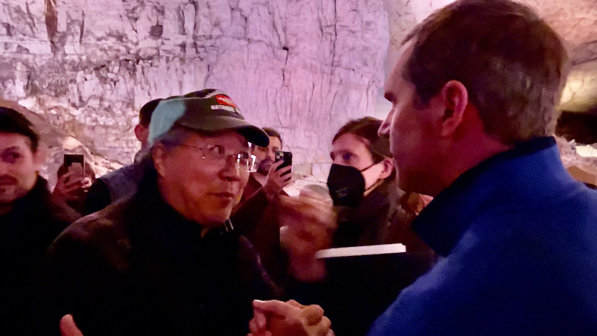 GovAndyBeshear's tweet photo. Thank you to @YoYo_Ma for an incredibly moving performance at @MammothCaveNP. It was such an honor for our commonwealth to host you. This was an experience I will never forget. https://t.co/UW5vjWLQcC