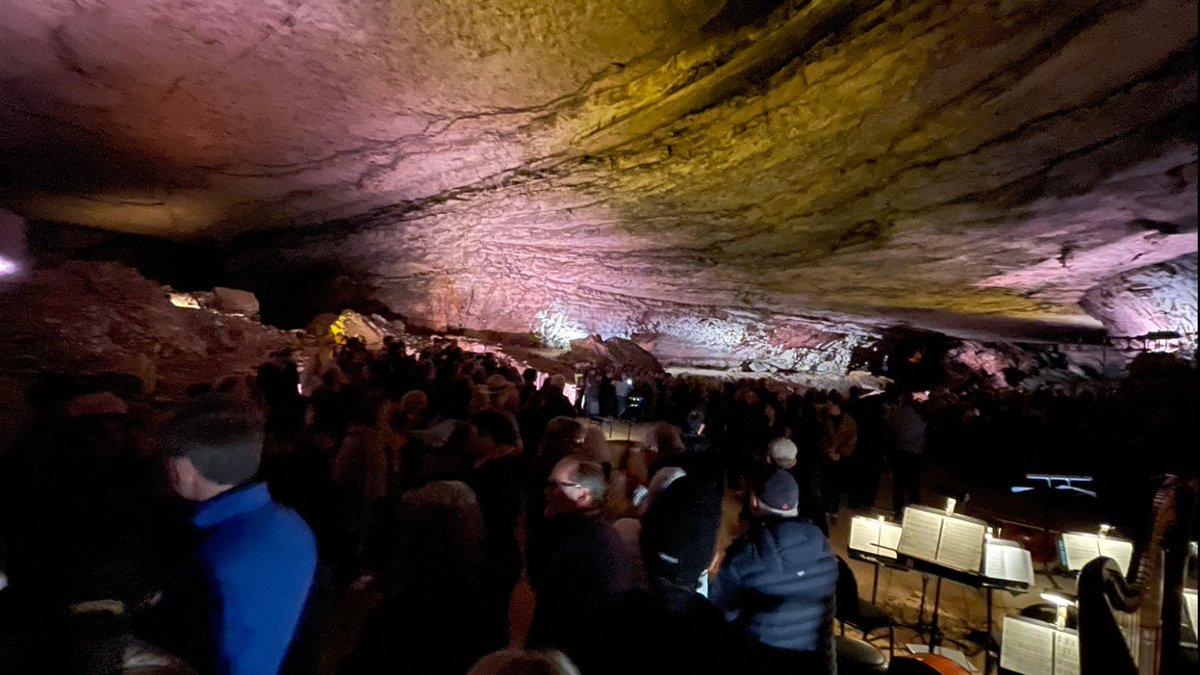 GovAndyBeshear's tweet photo. Thank you to @YoYo_Ma for an incredibly moving performance at @MammothCaveNP. It was such an honor for our commonwealth to host you. This was an experience I will never forget. https://t.co/UW5vjWLQcC