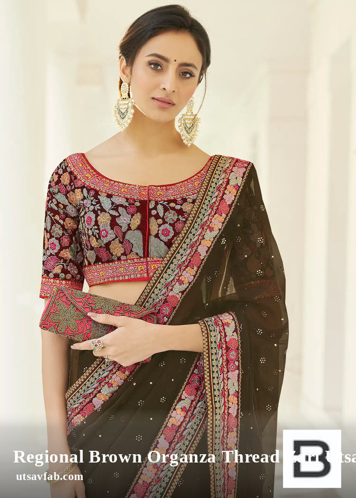 utsavfab's tweet photo. Regional Brown Organza Thread Zari Utsav Sari For Diwali utsav11437
by UTSAV FAB starting at $86.00. 
whats app at +1 919 590 5389
#utsav #utsavfab #utsavfashion #saree #salwar_kameez #lehenga https://t.co/lKDKTkuKC8