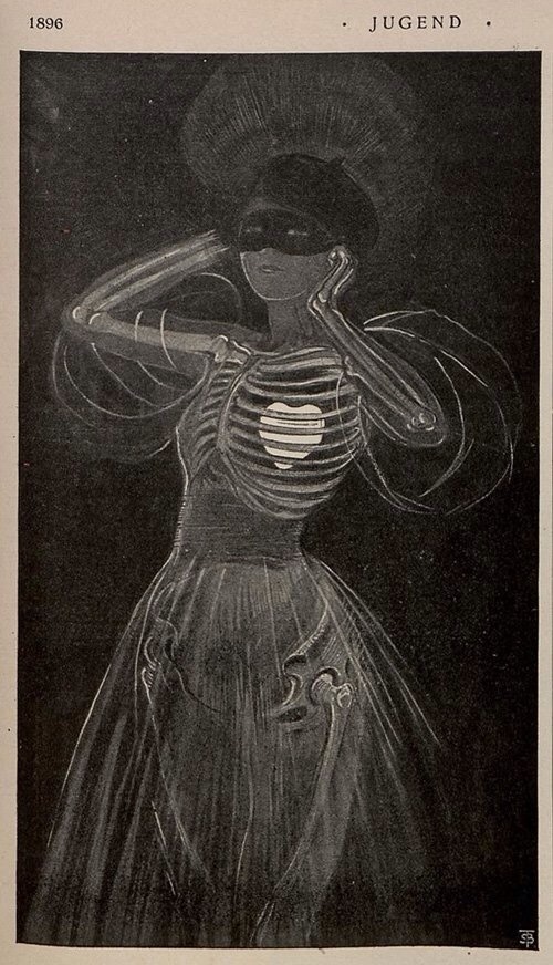 wikivictorian's tweet image. Illustration from Jugend magazine (1896).