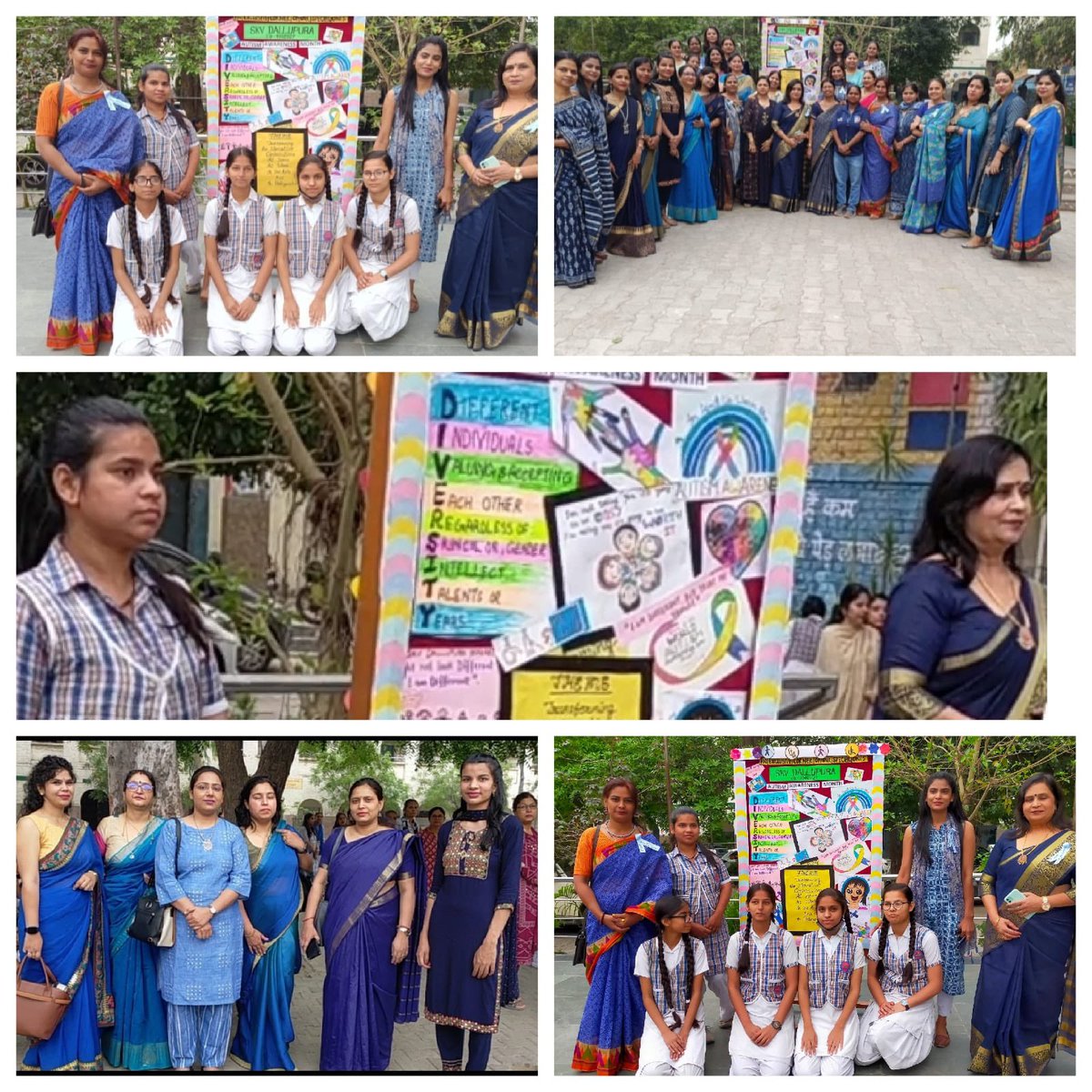 Skv_Dallupura's tweet photo. “Light it up blue” this year’s theme of Autism Day was celebrated with zeal and enthusiasm by our young minds of Dallupura. We salute the contribution of these kids in the society and feel proud . @DSTF_2020 @Dir_Education @RajhanstiwariMT @Sandhya05576637 https://t.co/e7Za5Me9PQ