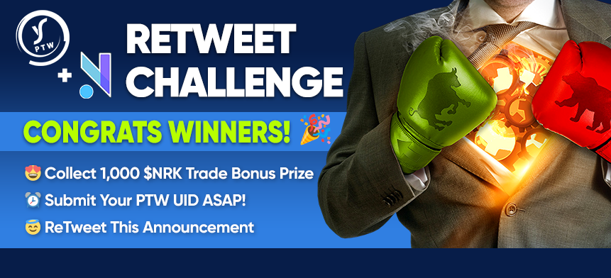 Congratulations to all the winners of our retweet challenge! 🎉🎉 

We appreciate your support and engagement in spreading the word about our platform. 

Keep an eye out for more exciting contests and promotions coming your way! 

#PlayTradeWin #RetweetChallenge #Nordek #NRK