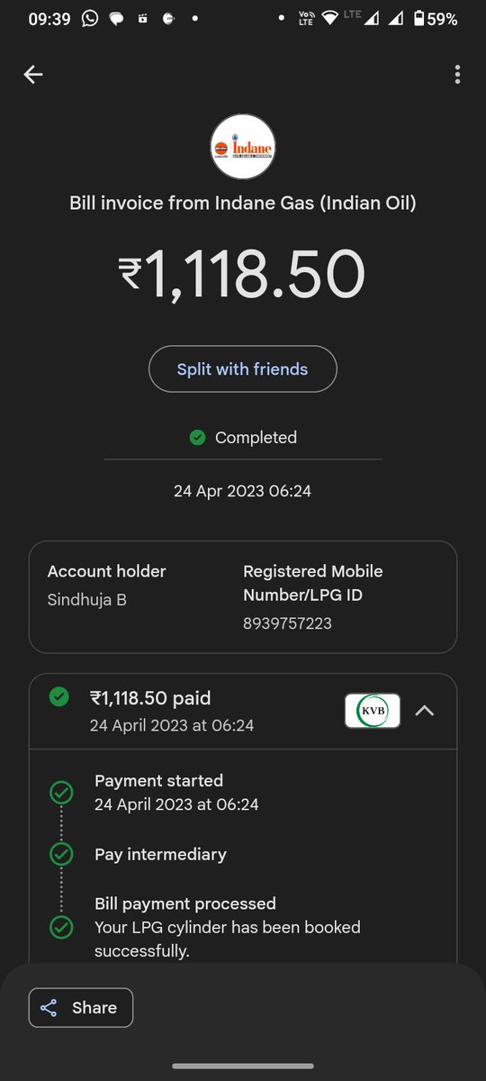 Jagadeeshvarsb's tweet photo. @ChennaiIDO 
I booked a domestic cylinder on 24th April and I've paid the cost. But I'm yet to get the cylinder. I've been said that the stock is yet to come. But at the same time I hear that I can buy it in black. Why should I suffer after making an advance payment. https://t.co/xKohratbEW