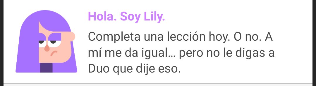 IsaiasDaz14's tweet photo. @duolingoespanol Duo, mira lo que me dijo Lily https://t.co/VCFyDGOWts