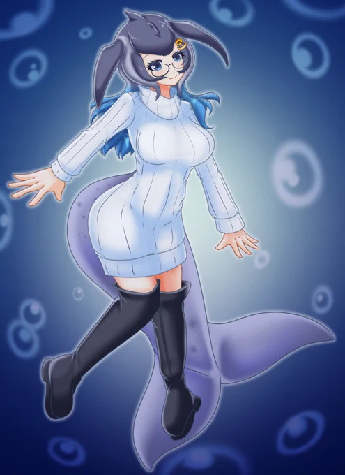 Deep in the sea #けものフレンズ #kemonofriends