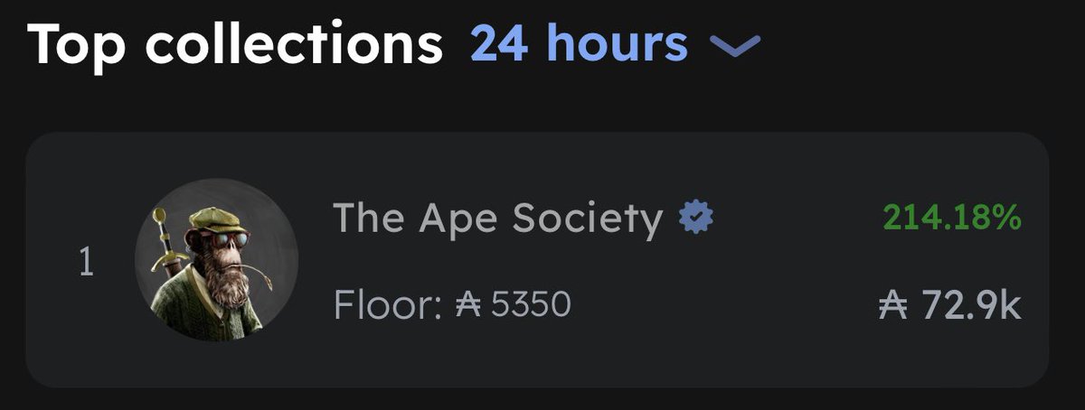 congoonchain's tweet image. They’re still sleeping.

$society summer is about to hurt some feelings. 

Almost time, Apes.

@the_ape_society