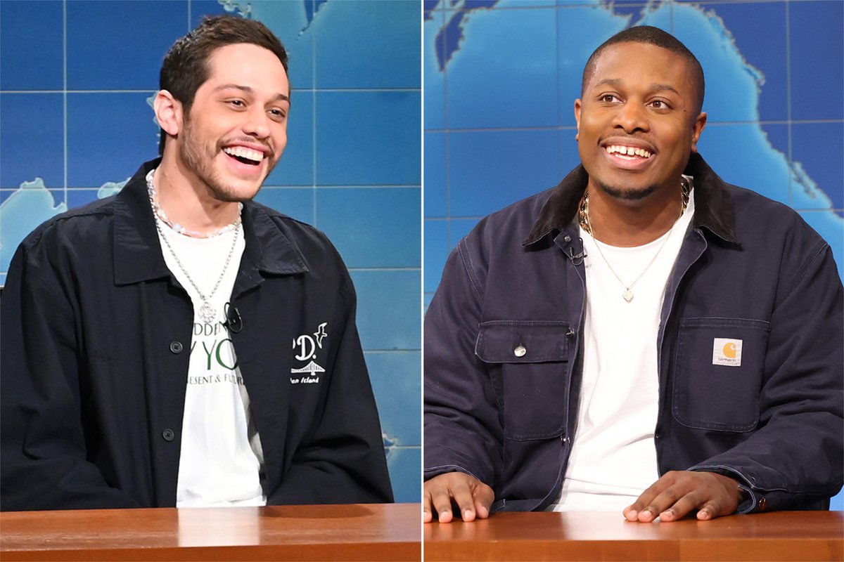 GoofyGeek's tweet photo. #snl A bro skit with look alike #PeteDavidson and Devon Walker?! 👍👌 @nbcsnl https://t.co/D2OvtEIs9R