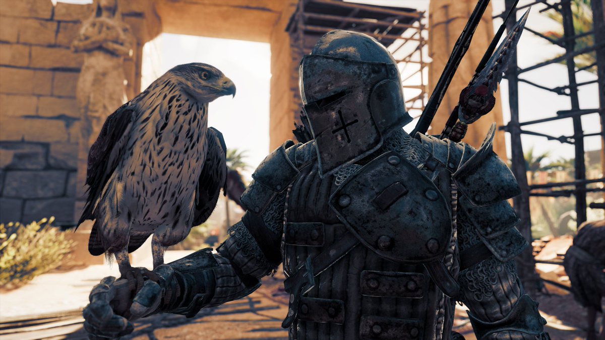 HelenCa88256319's tweet photo. Knight Bayek and his dear eagle.
#AssassinsCreedOrigins #PlayStation4 #PSshare #ps4photomode #PS4share https://t.co/6esiPQRD1E