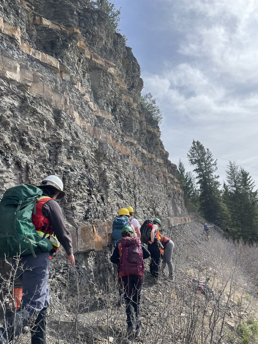 Andradite's tweet photo. Day 1 of geology field school down. Eleven more to go 🏔️ #geology #canadianrockies #ualberta https://t.co/XBKcngB8qi