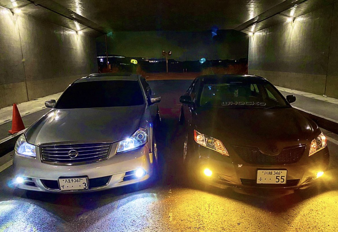 rikk244's tweet photo. まるぴっぴが載せてたから載せよっと🫶カムリとフーガ把握されてる感じ嬉しいね💩職場からまるぴんち近いし早くまるぴんち帰ろ。 https://t.co/B5xSbGfF8r