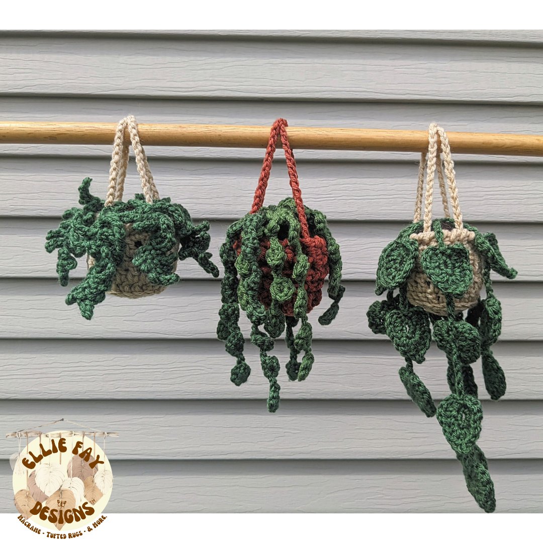 EllieFayDesigns's tweet photo. Crochet car plant hangers. 🌿💚

✨ Link in bio ✨ https://t.co/69gYaP1Oqu