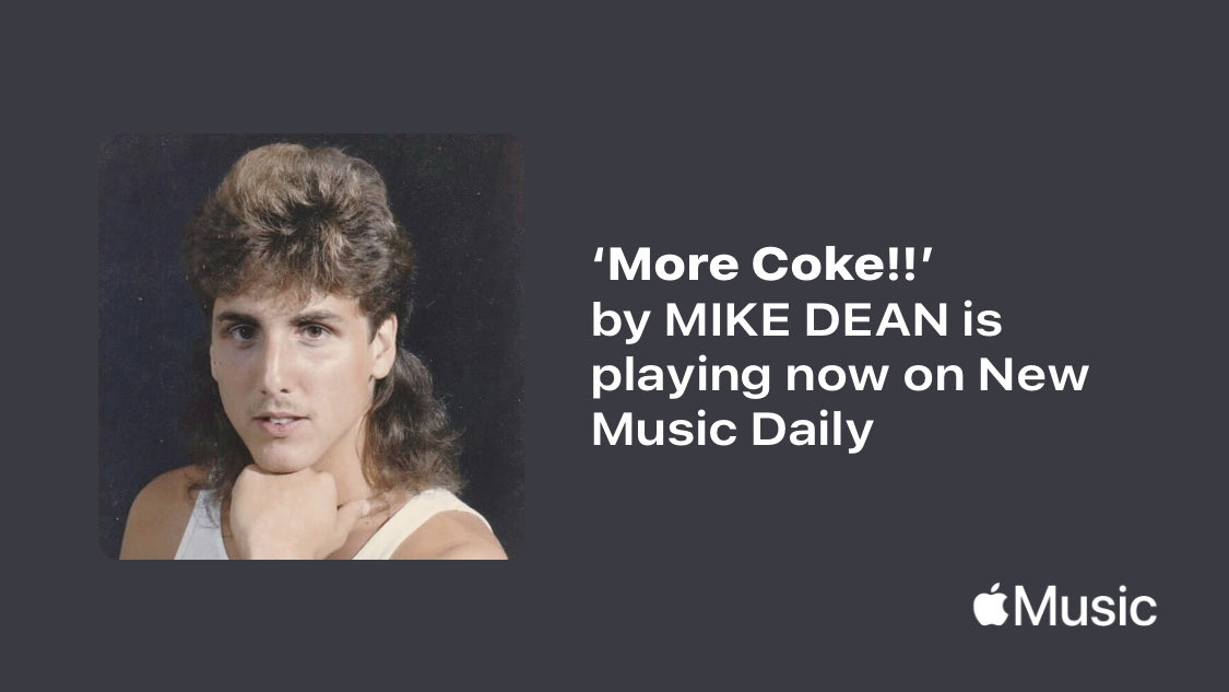 MIKE DEAN! MWA on Twitter "Just passed a new Milestone on AppleMusic