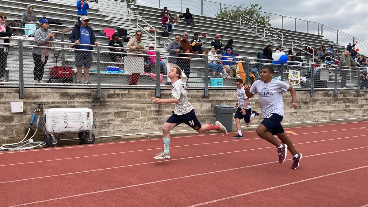 Special Olympics Local Track Meet at St. John School today.
Spencer won a Gold medal in a 100 m run and a Gold medal in Softball throw.