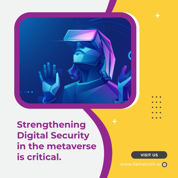 FameInfinity_'s tweet photo. Strengthening digital security in the metaverse is critical.

The Metaverse opened up new products, businesses, investments, and relationships. Companies, investors, and financial institutions are already studying and running simulations to understand the potential benefits that can arise from activities in this environment. Visit here to learn more: https://t.co/EWJf97AnEv